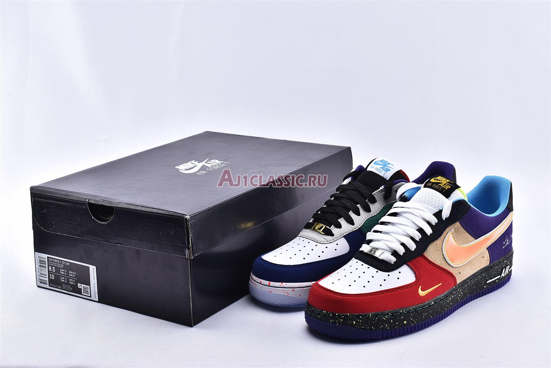 New Nike Air Force 1 07 LV8 "What The LA" CT1117-100 Shoes