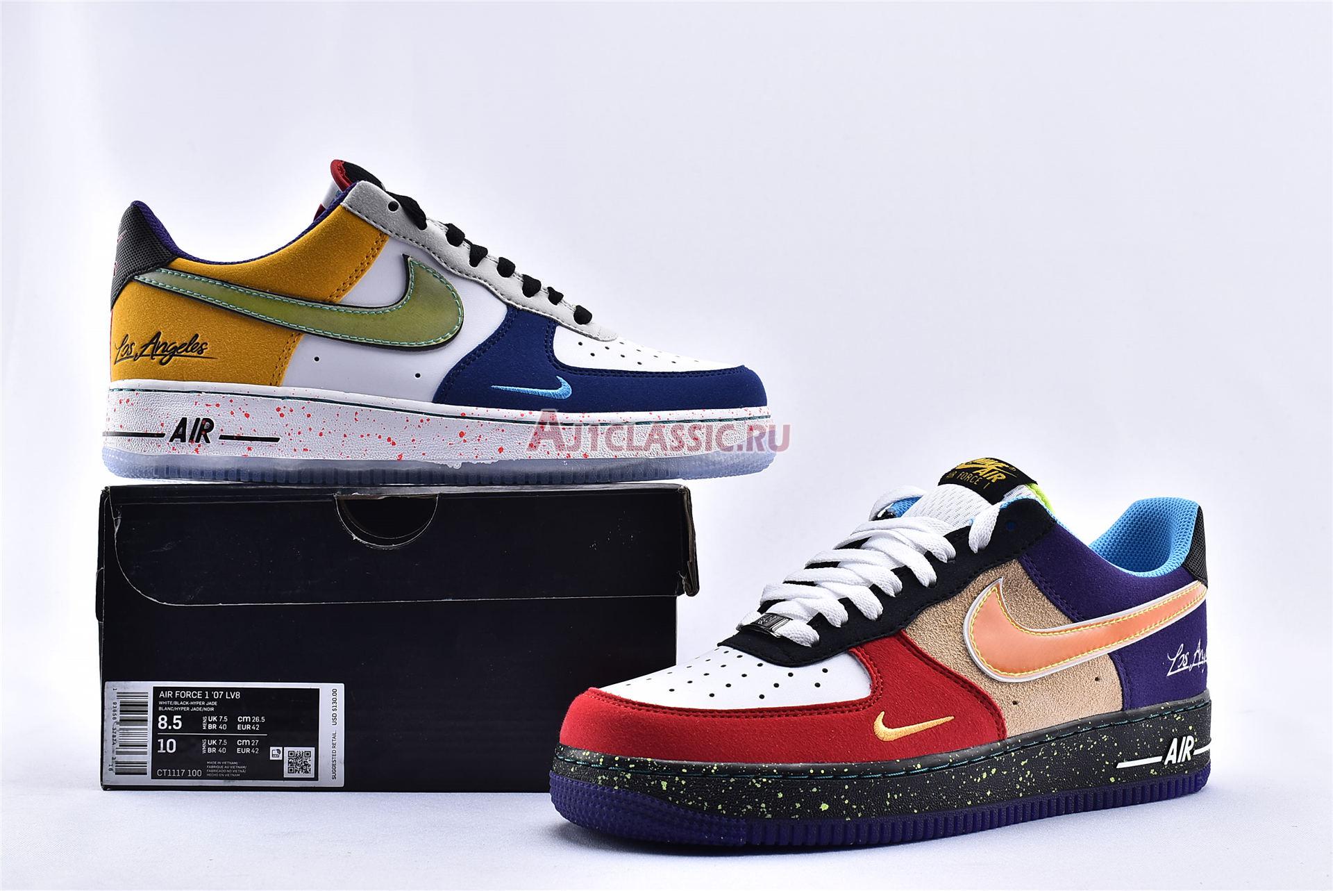 New Nike Air Force 1 07 LV8 "What The LA" CT1117-100 Shoes