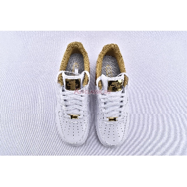 Nike Air Force 1 07 PRM Shanghai CU2991-197 White/Metal Gold/Light Gold/Clear Mens Womens Shoes