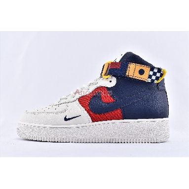 Nike Air Force 1 High Nautical Redux AR5395-100 Sail/Midnight Navy-Gym Red-Midnight Navy-University Gold Mens Womens Shoes