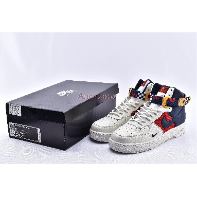 Nike Air Force 1 High Nautical Redux AR5395-100 Sail/Midnight Navy-Gym Red-Midnight Navy-University Gold Mens Womens Shoes