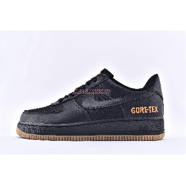 Nike Air Force 1 Low GTX Black CK2630-001 Black/Black/Light Carbon/Bright Ceramic Mens Womens Shoes