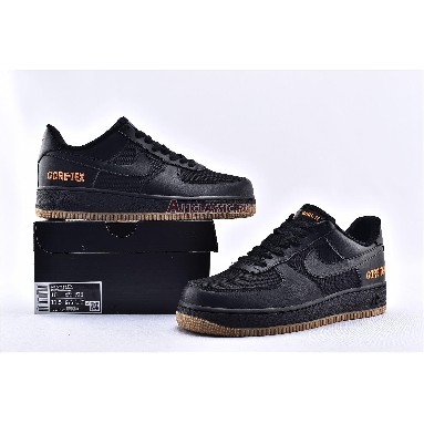 Nike Air Force 1 Low GTX Black CK2630-001 Black/Black/Light Carbon/Bright Ceramic Mens Womens Shoes