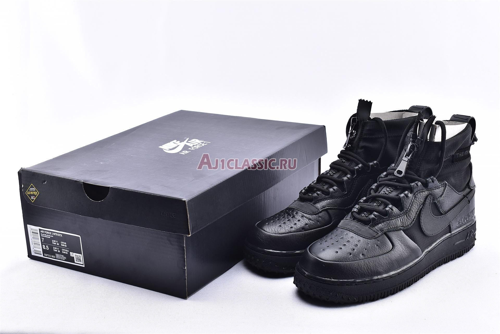 Gore-Tex x Nike Air Force 1 High "Triple Black" China Exclusive CQ7211-003