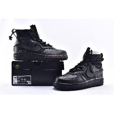 Gore-Tex x Nike Air Force 1 High Triple Black China Exclusive CQ7211-003 Black/Black Sneakers