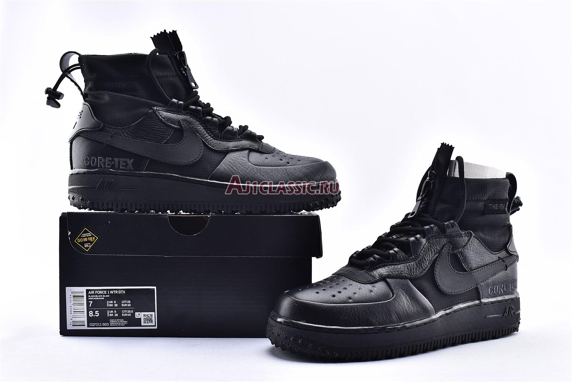 Gore-Tex x Nike Air Force 1 High "Triple Black" China Exclusive CQ7211-003