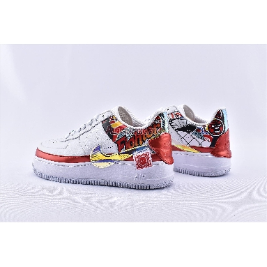 Nike Wmns Air Force 1 Jester XX FIBA 2019 China Exclusive CK5738-191 White/Multi-Color/White/Ember Glow Mens Womens Shoes