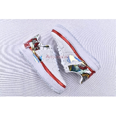 Nike Wmns Air Force 1 Jester XX FIBA 2019 China Exclusive CK5738-191 White/Multi-Color/White/Ember Glow Mens Womens Shoes