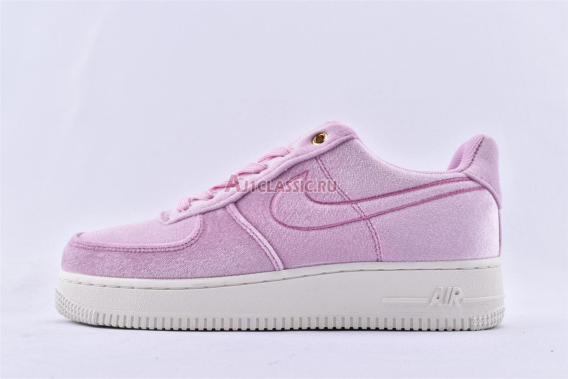 New Nike Air Force 1 Low 07 Premium "Pink Velour" AT4144-600 Shoes