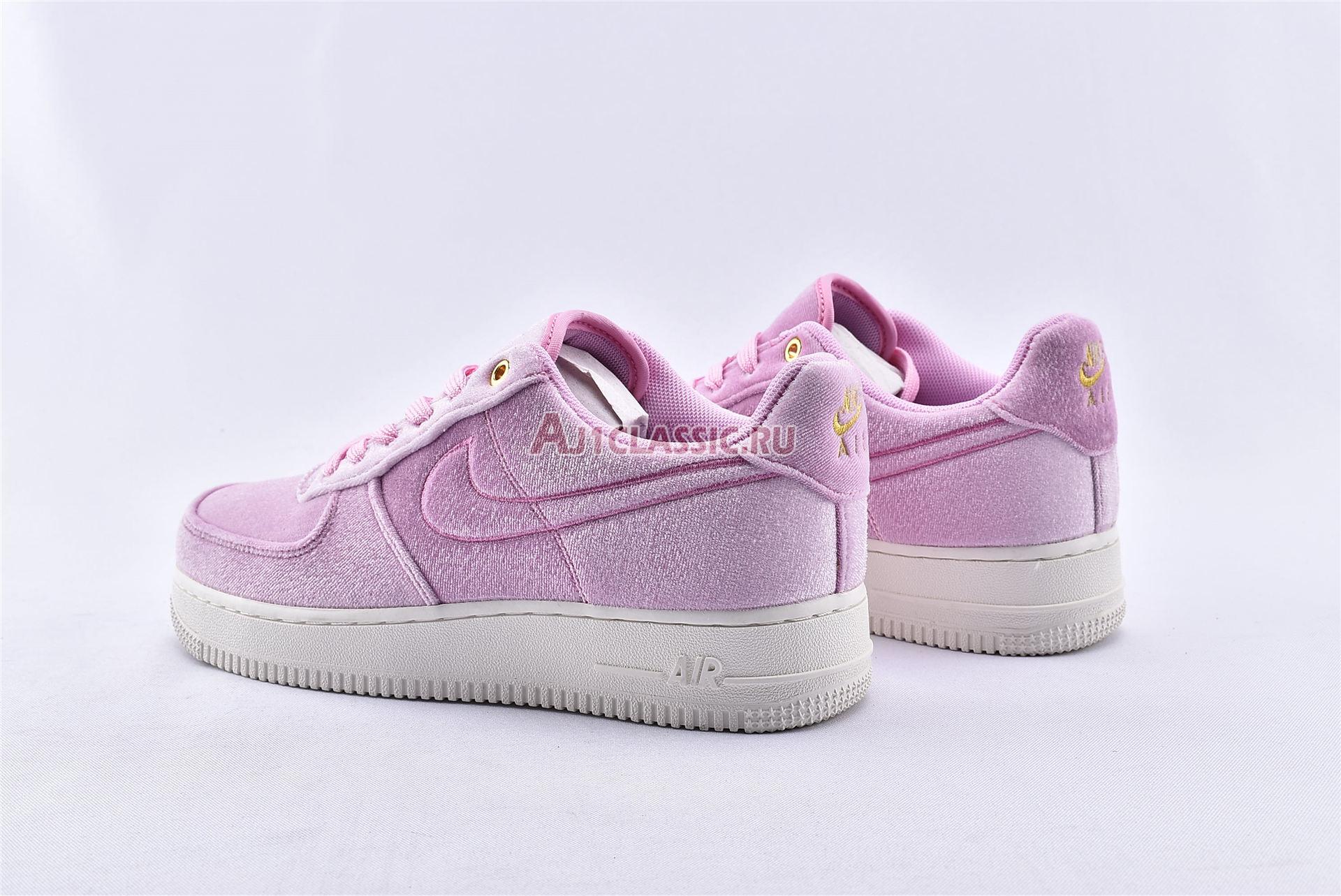 New Nike Air Force 1 Low 07 Premium "Pink Velour" AT4144-600 Shoes