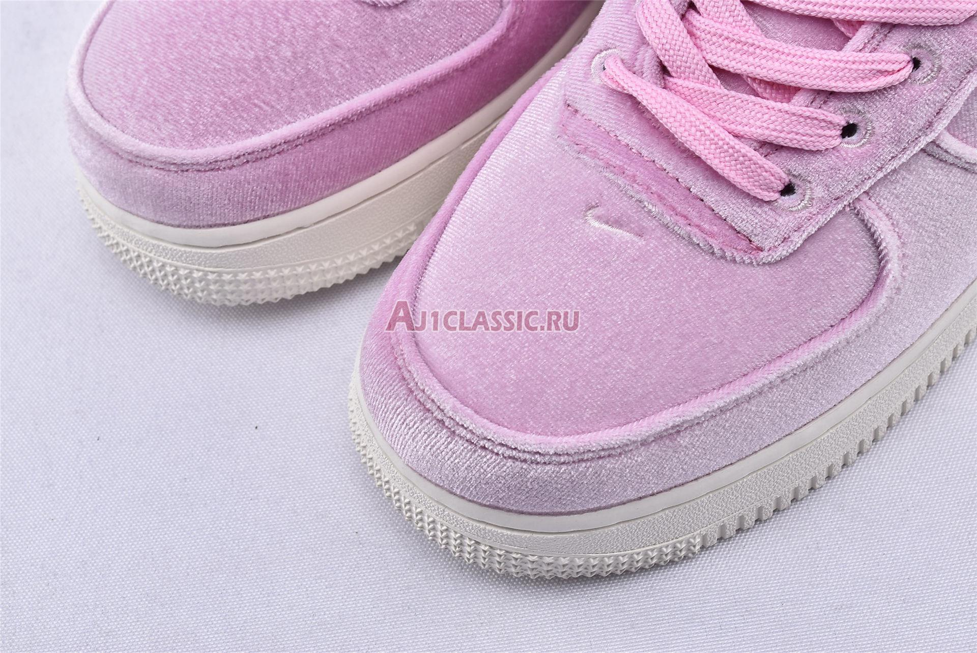 New Nike Air Force 1 Low 07 Premium "Pink Velour" AT4144-600 Shoes