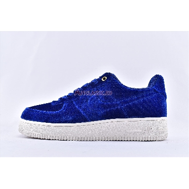 Nike Air Force 1 Low 07 Premium Blue Void AT4144-400 Blue Void/Blue Void-Sail-Metallic Gold Mens Womens Shoes