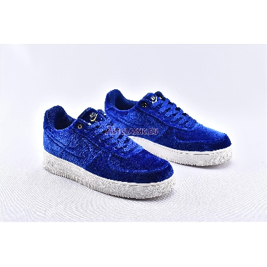 Nike Air Force 1 Low 07 Premium Blue Void AT4144-400 Blue Void/Blue Void-Sail-Metallic Gold Mens Womens Shoes