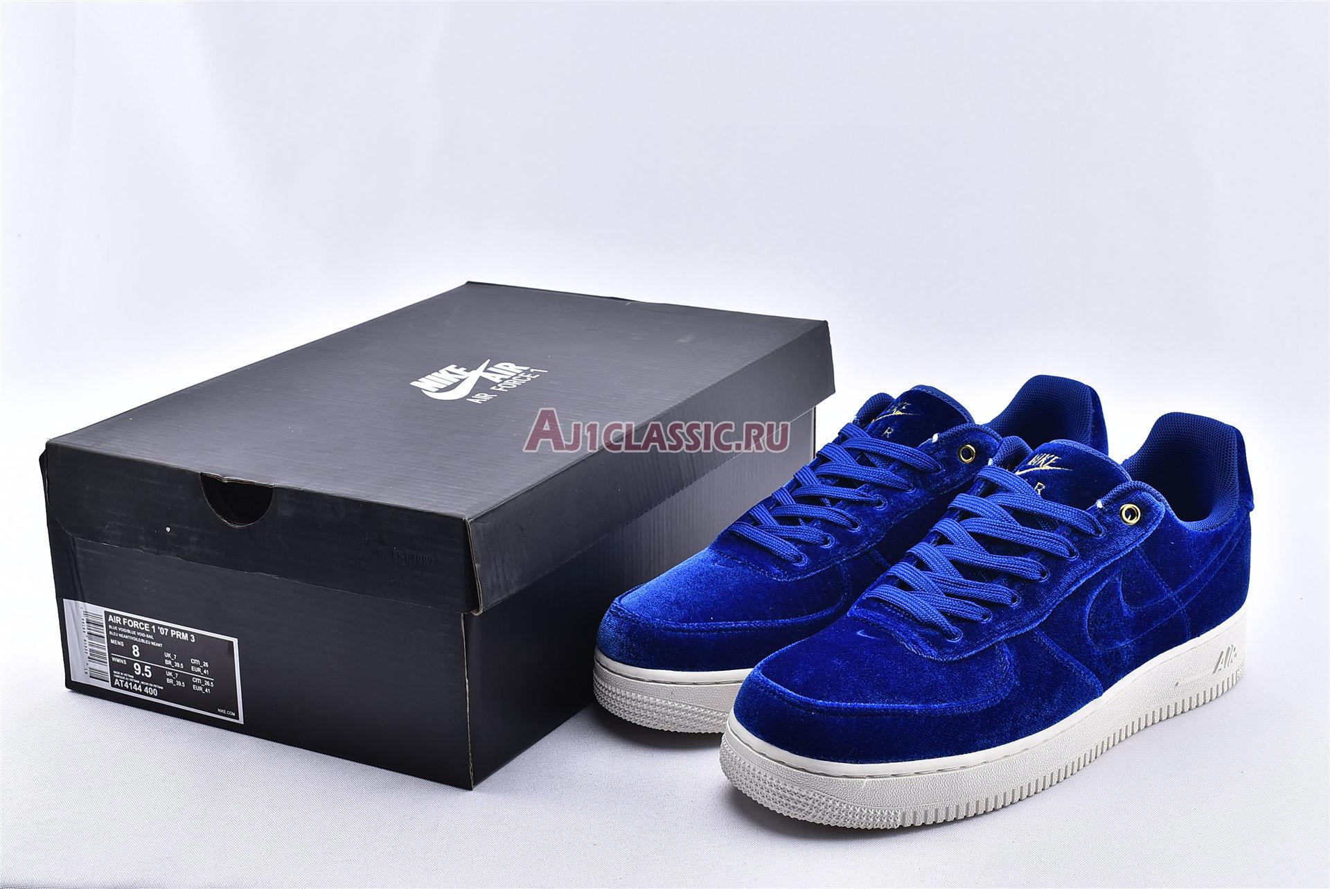 New Nike Air Force 1 Low 07 Premium "Blue Void" AT4144-400 Shoes