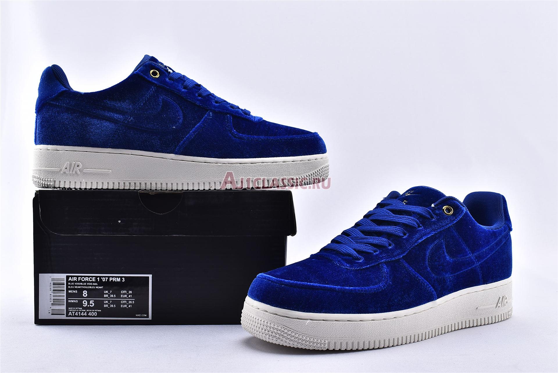 New Nike Air Force 1 Low 07 Premium "Blue Void" AT4144-400 Shoes