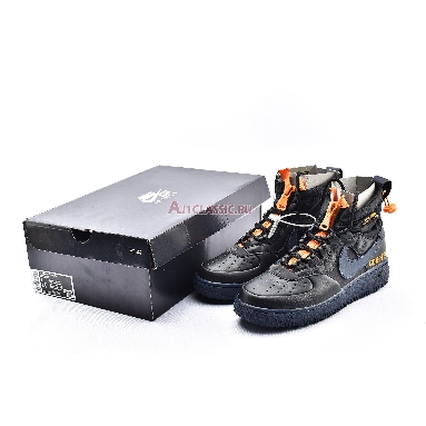 Gore-Tex x Nike Air Force 1 High WTR The 10TH CQ7211-001 Black/Orange/Blue Mens Womens Shoes