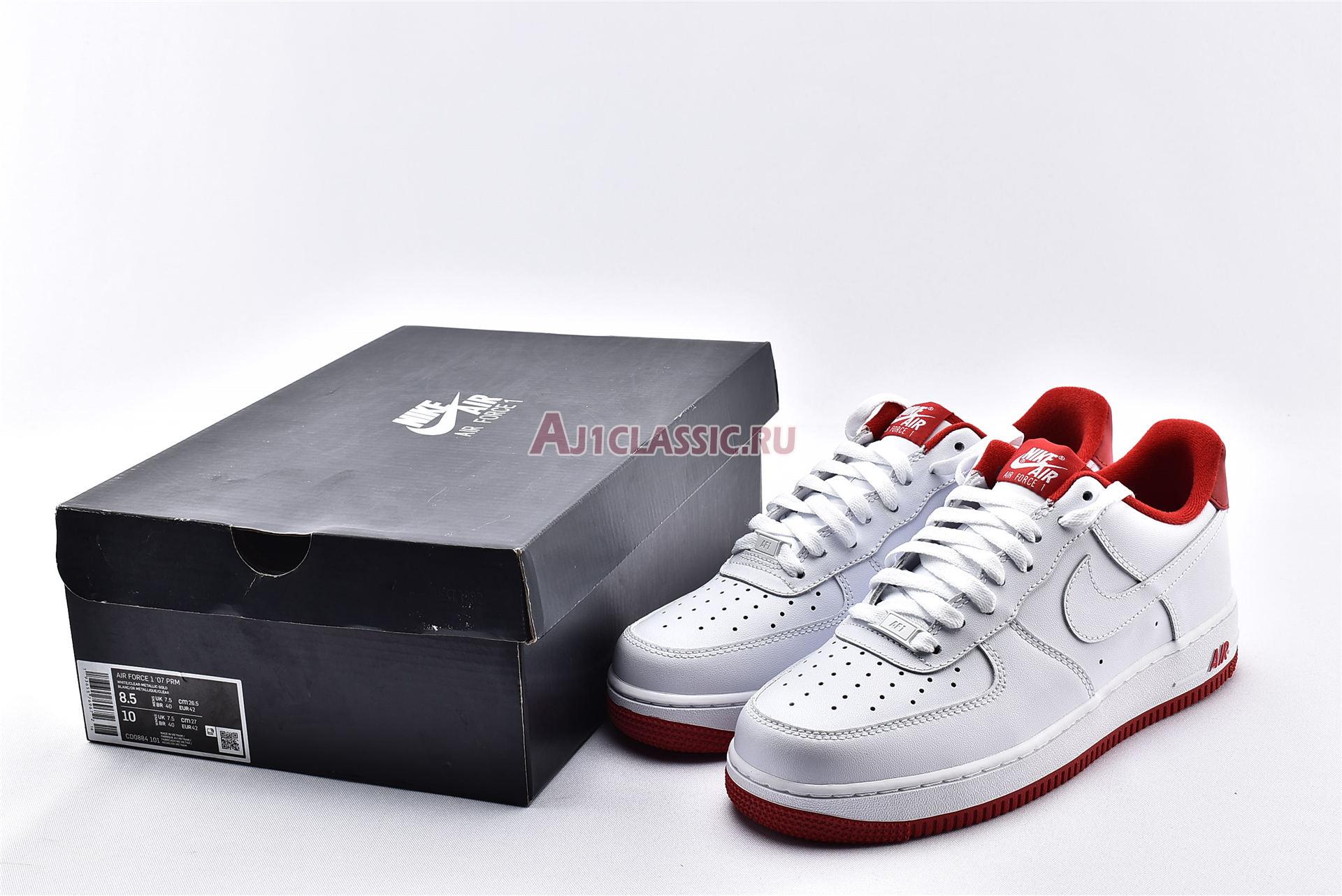 New Nike Air Force 1 Low "University Red" CD0884-101 Shoes