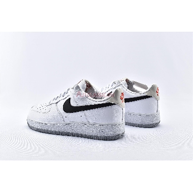 Nike Air Force 1 Low 07 RS Ember Glow CK0806-100 White/Black/Light Bone/Ember Glow Mens Womens Shoes