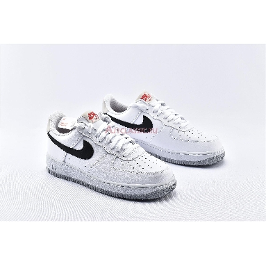 Nike Air Force 1 Low 07 RS Ember Glow CK0806-100 White/Black/Light Bone/Ember Glow Mens Womens Shoes