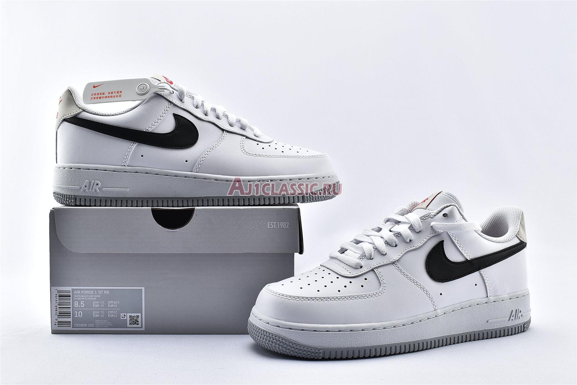 New Nike Air Force 1 Low 07 RS "Ember Glow" CK0806-100 Shoes