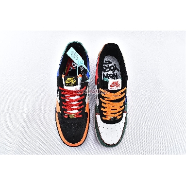 Nike Air Force 1 Low 07 What The NYC CT3610-100 White/Black/Total Orange/Racer Blue Mens Womens Shoes