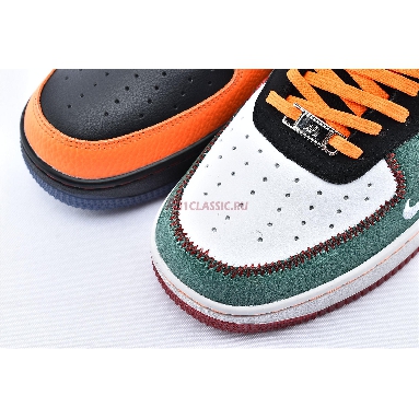 Nike Air Force 1 Low 07 What The NYC CT3610-100 White/Black/Total Orange/Racer Blue Mens Womens Shoes