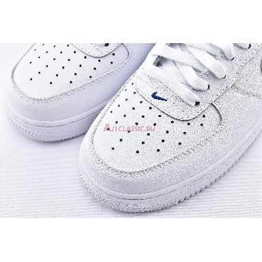 NBA x Air Force 1 Low Paris Game 2020 CW2367-100 White/University Red/Rush Blue/White Sneakers