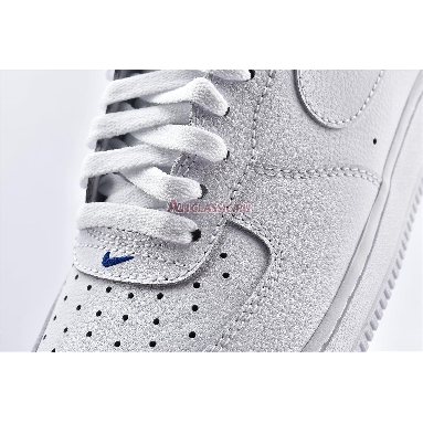 NBA x Air Force 1 Low Paris Game 2020 CW2367-100 White/University Red/Rush Blue/White Sneakers