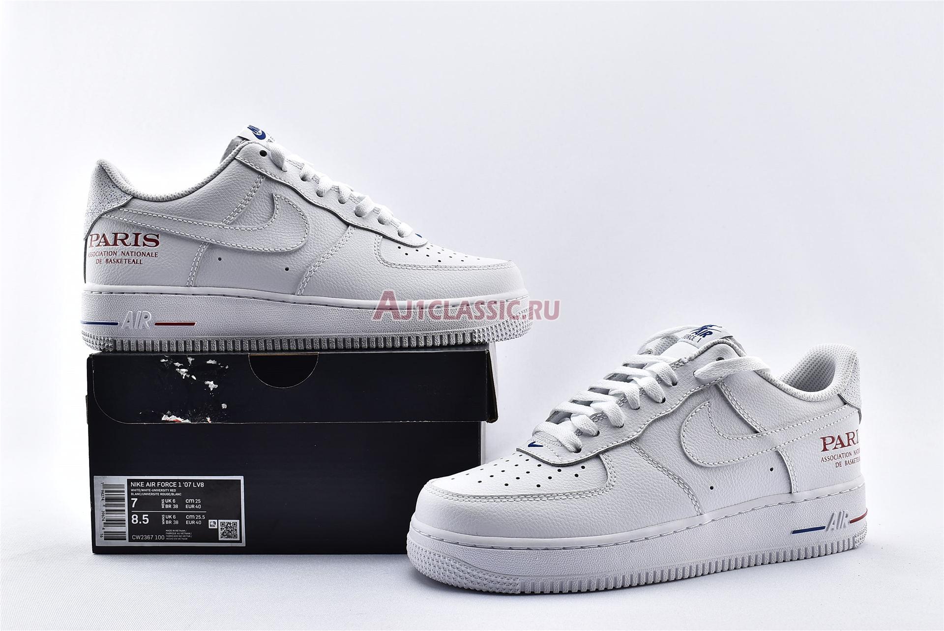 NBA x Air Force 1 Low "Paris Game 2020" CW2367-100