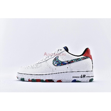 Nike Air Force 1 Low Crayon White Multi CU4632-100 White/Hyper Blue/Neptune Green/Multi-Color Mens Womens Shoes