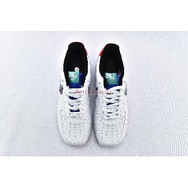 Nike Air Force 1 Low Crayon White Multi CU4632-100 White/Hyper Blue/Neptune Green/Multi-Color Mens Womens Shoes