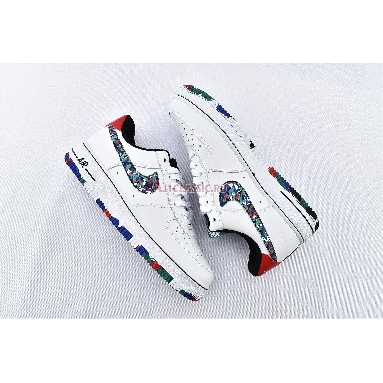 Nike Air Force 1 Low Crayon White Multi CU4632-100 White/Hyper Blue/Neptune Green/Multi-Color Mens Womens Shoes