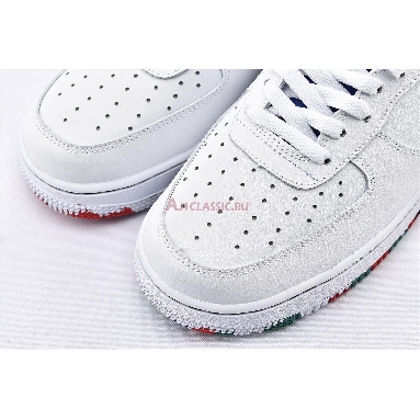 Nike Air Force 1 Low Crayon White Multi CU4632-100 White/Hyper Blue/Neptune Green/Multi-Color Mens Womens Shoes