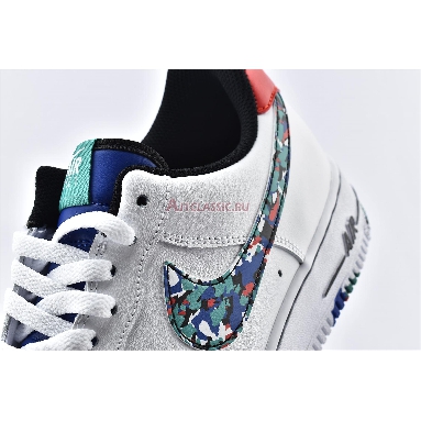 Nike Air Force 1 Low Crayon White Multi CU4632-100 White/Hyper Blue/Neptune Green/Multi-Color Mens Womens Shoes