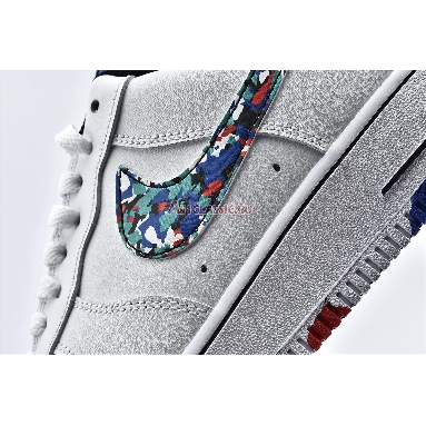 Nike Air Force 1 Low Crayon White Multi CU4632-100 White/Hyper Blue/Neptune Green/Multi-Color Mens Womens Shoes