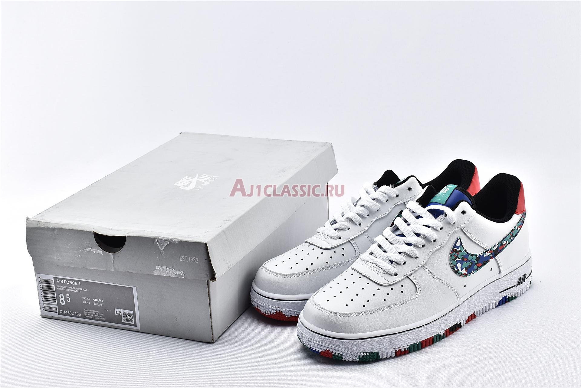 New Nike Air Force 1 Low "Crayon White Multi" CU4632-100 Shoes