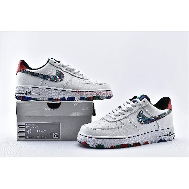 Nike Air Force 1 Low Crayon White Multi CU4632-100 White/Hyper Blue/Neptune Green/Multi-Color Mens Womens Shoes