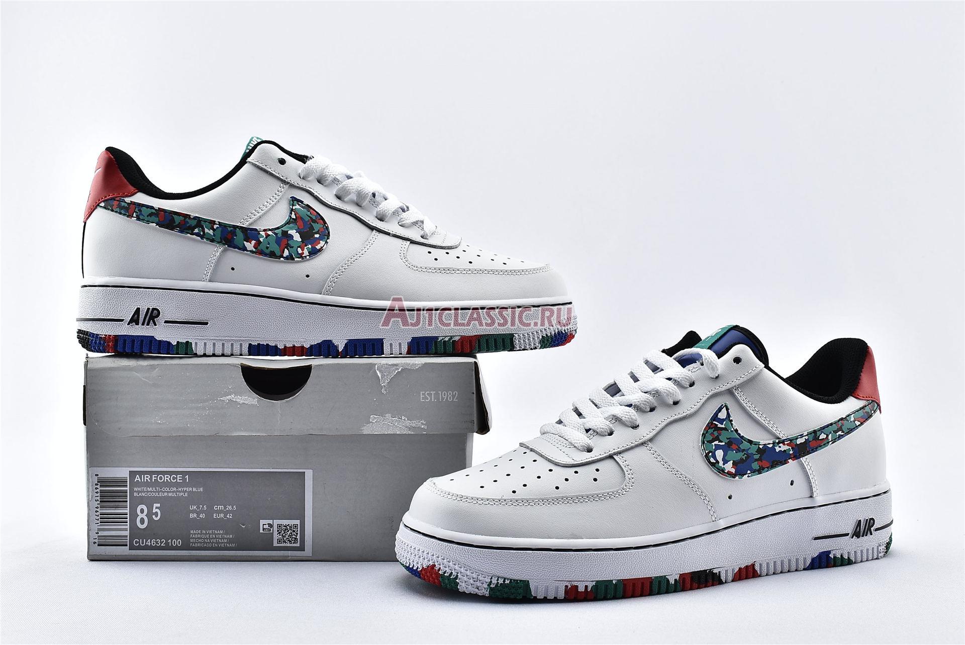 New Nike Air Force 1 Low "Crayon White Multi" CU4632-100 Shoes