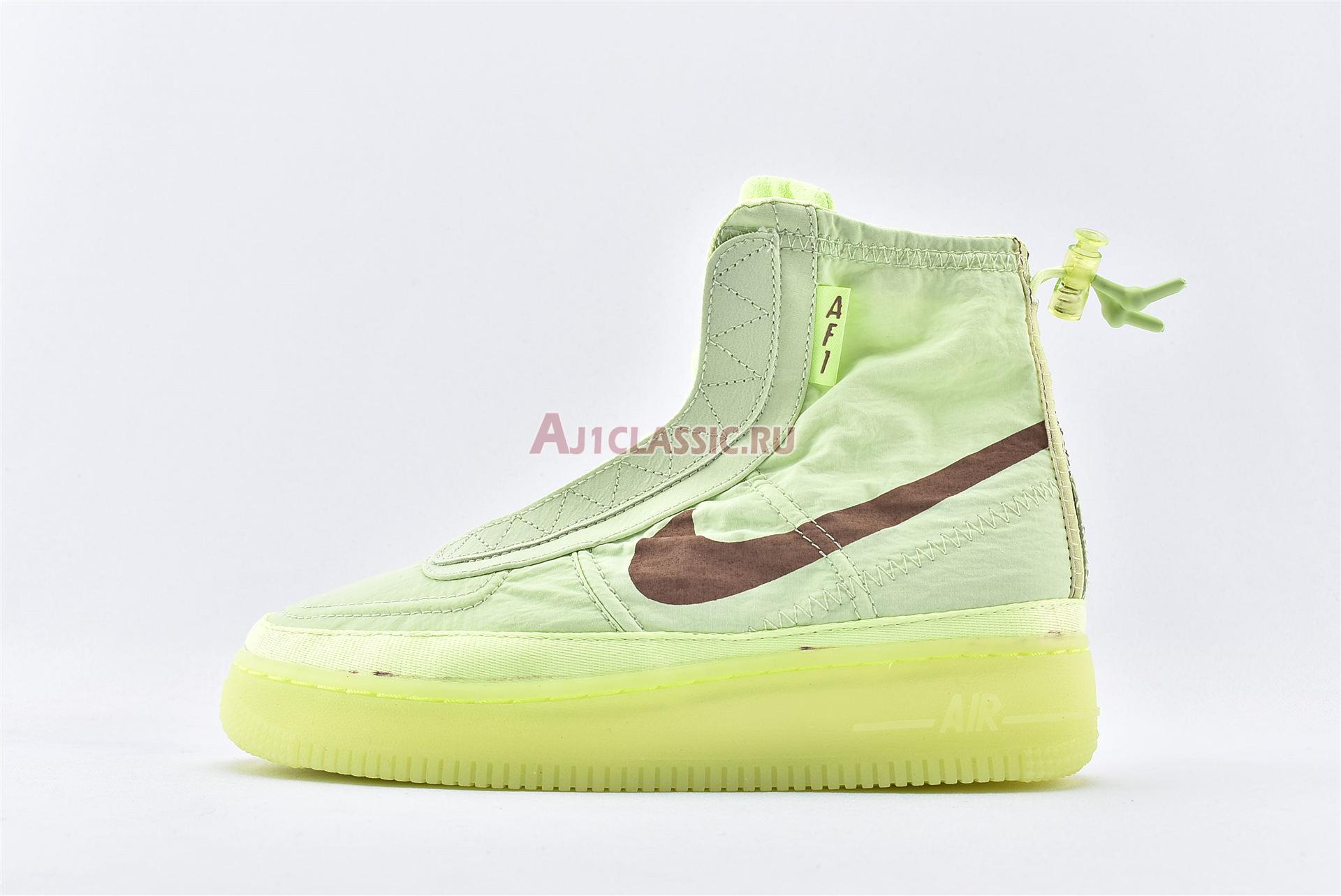 New Nike Wmns Air Force 1 High Shell "Volt" BQ6096-700 Shoes