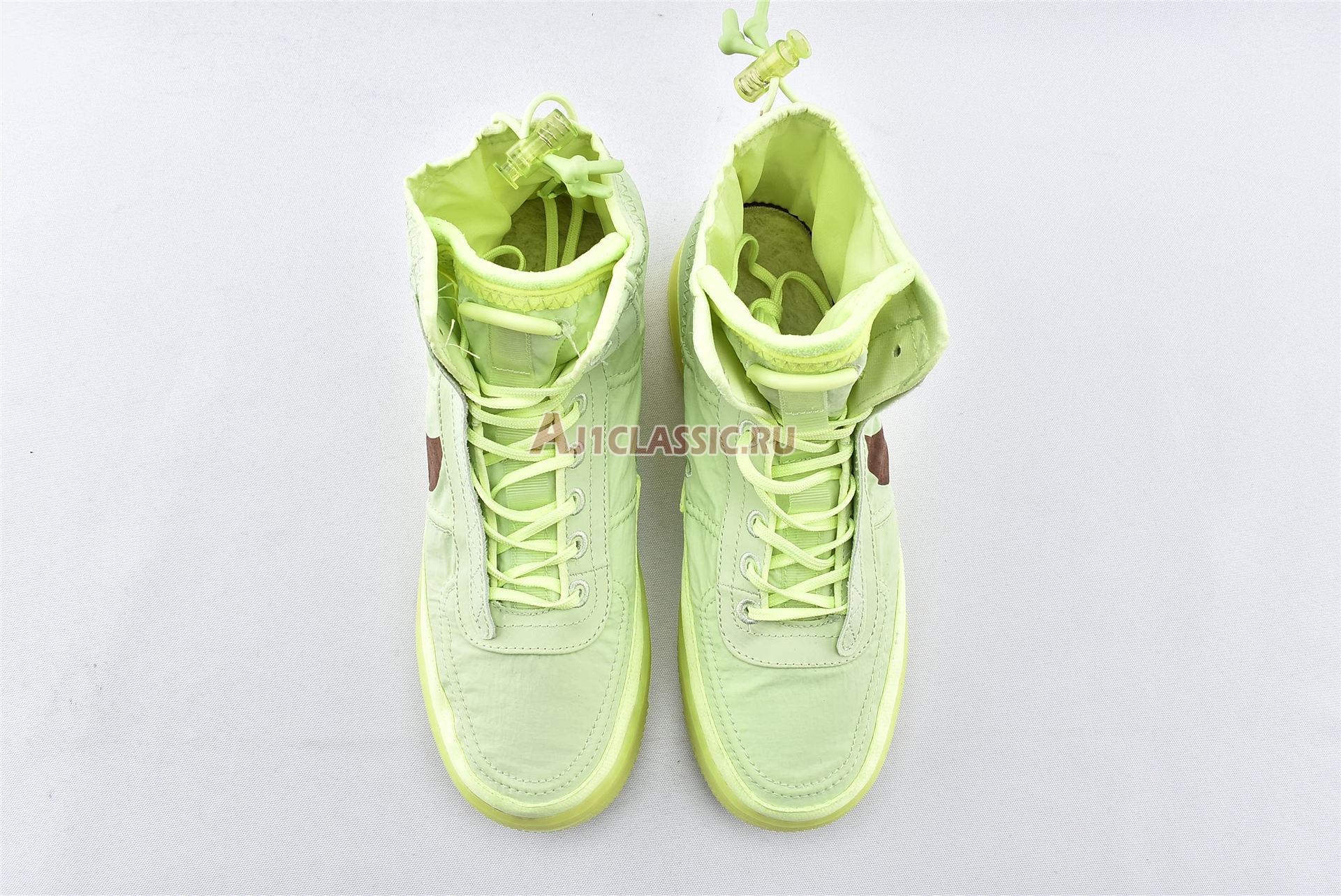 New Nike Wmns Air Force 1 High Shell "Volt" BQ6096-700 Shoes