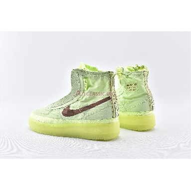 Nike Wmns Air Force 1 High Shell Volt BQ6096-700 Barely Volt/Desert Dust Volt Descret Mens Womens Shoes