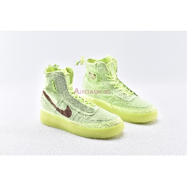 Nike Wmns Air Force 1 High Shell Volt BQ6096-700 Barely Volt/Desert Dust Volt Descret Mens Womens Shoes