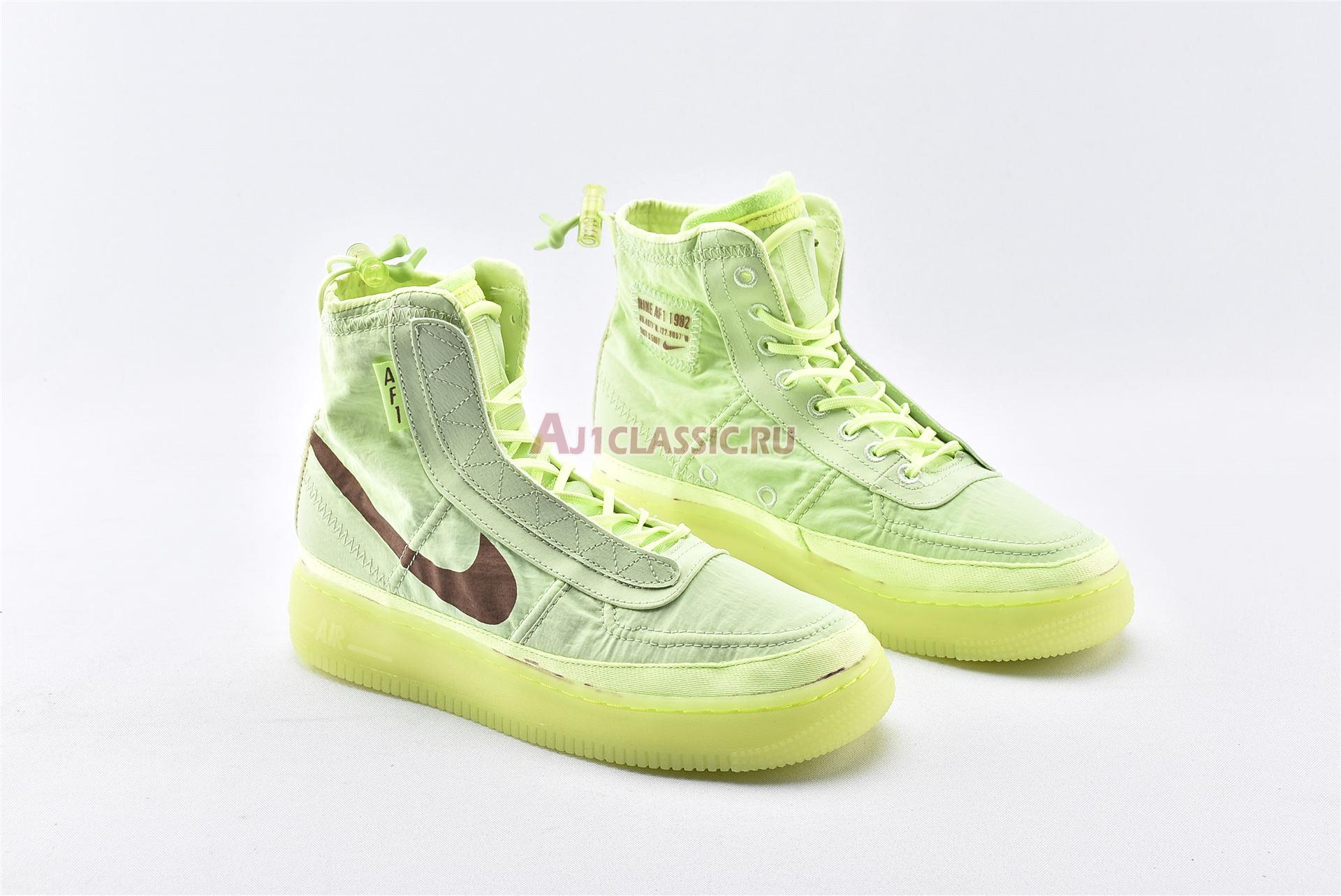 New Nike Wmns Air Force 1 High Shell "Volt" BQ6096-700 Shoes