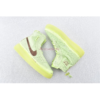 Nike Wmns Air Force 1 High Shell Volt BQ6096-700 Barely Volt/Desert Dust Volt Descret Mens Womens Shoes