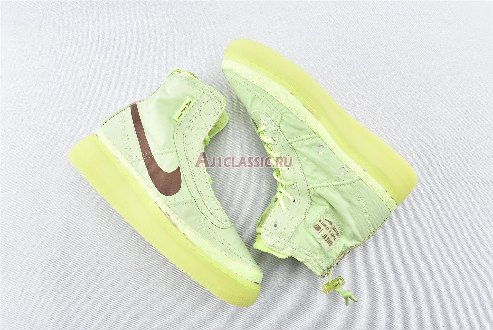 New Nike Wmns Air Force 1 High Shell "Volt" BQ6096-700 Shoes