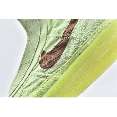 Nike Wmns Air Force 1 High Shell Volt BQ6096-700 Barely Volt/Desert Dust Volt Descret Mens Womens Shoes