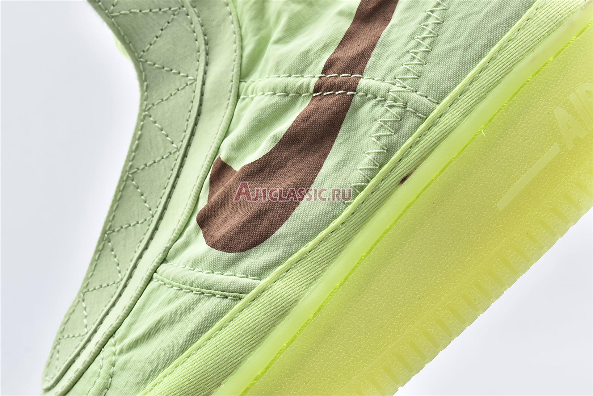 New Nike Wmns Air Force 1 High Shell "Volt" BQ6096-700 Shoes