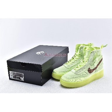 Nike Wmns Air Force 1 High Shell Volt BQ6096-700 Barely Volt/Desert Dust Volt Descret Mens Womens Shoes