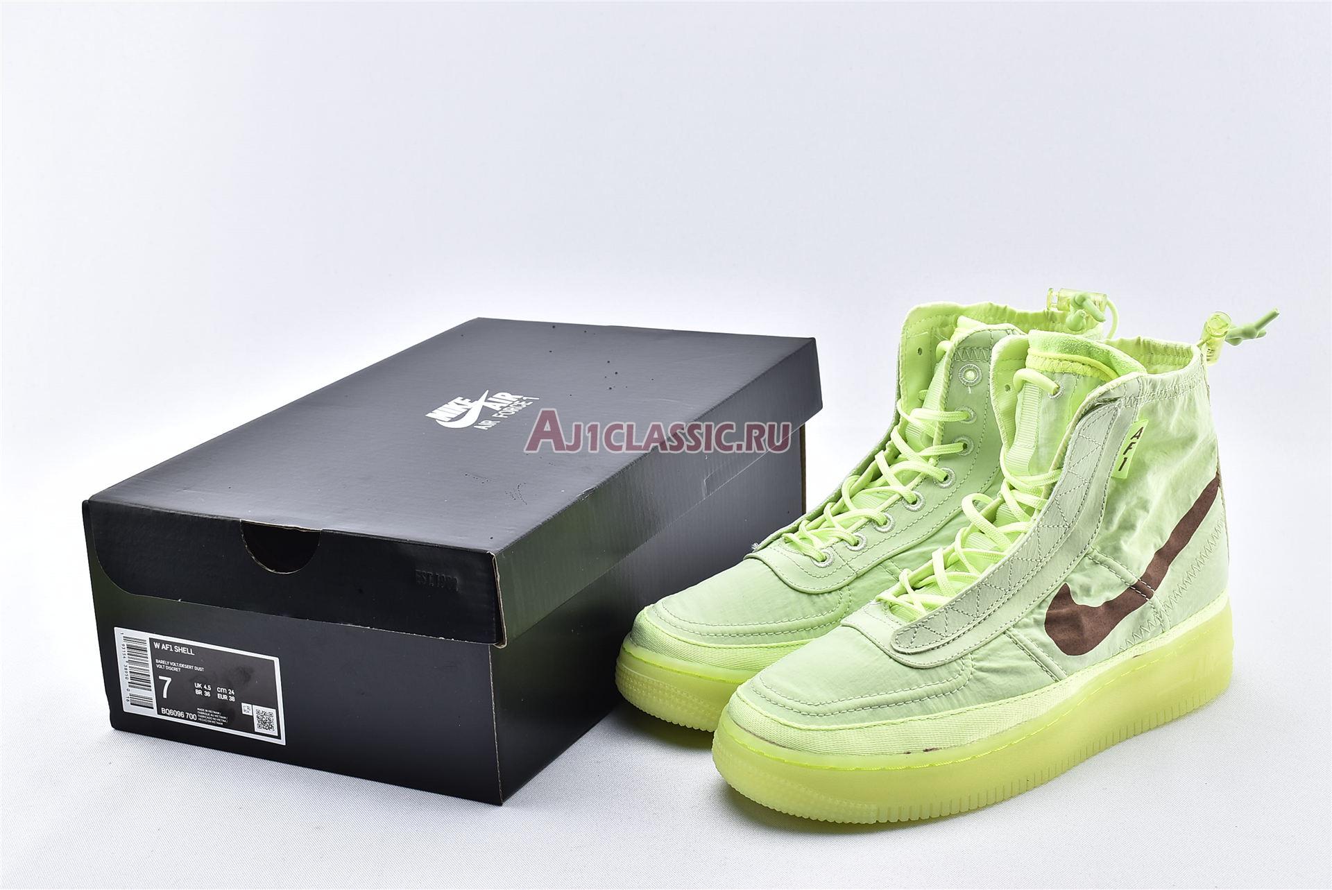 New Nike Wmns Air Force 1 High Shell "Volt" BQ6096-700 Shoes