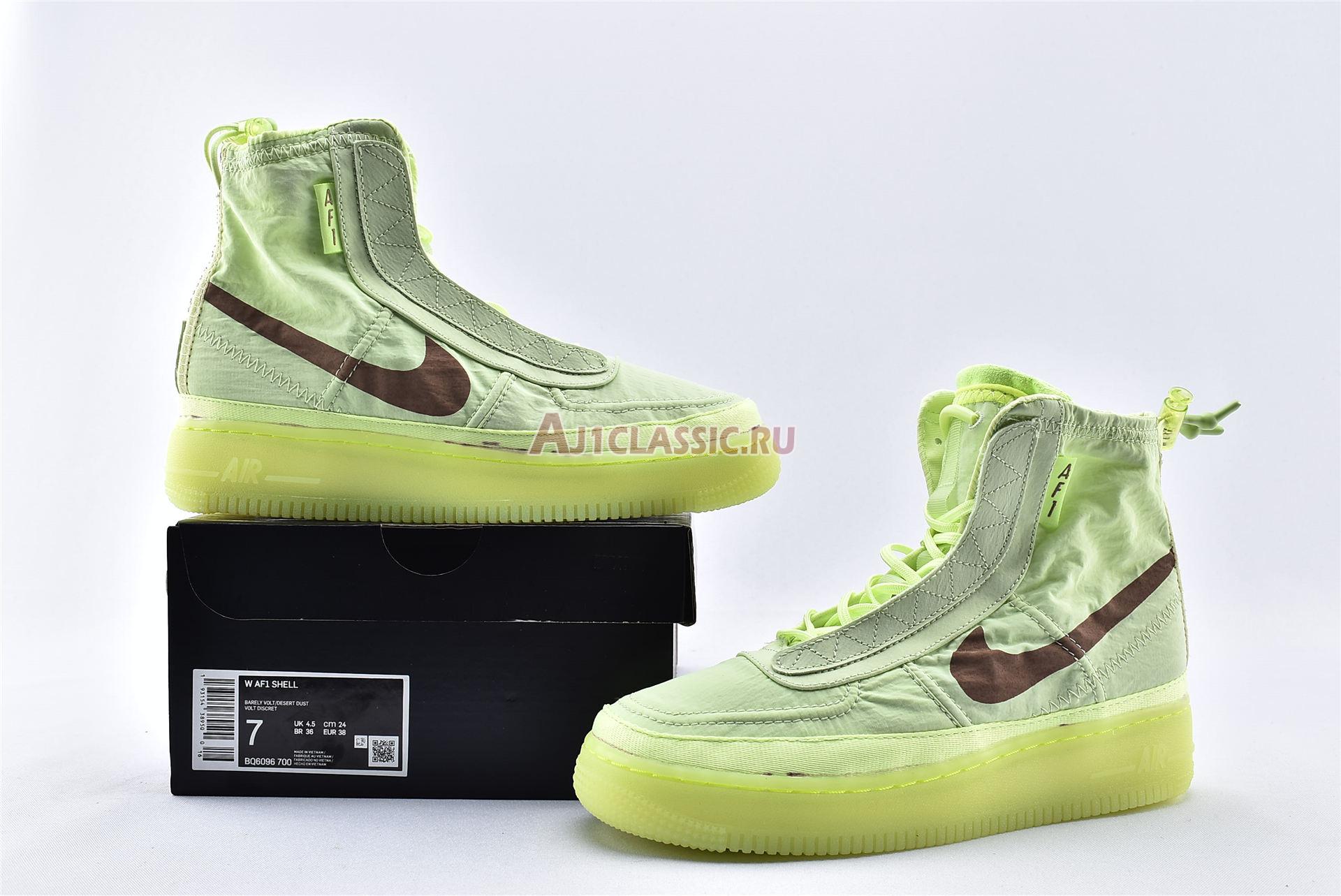 New Nike Wmns Air Force 1 High Shell "Volt" BQ6096-700 Shoes